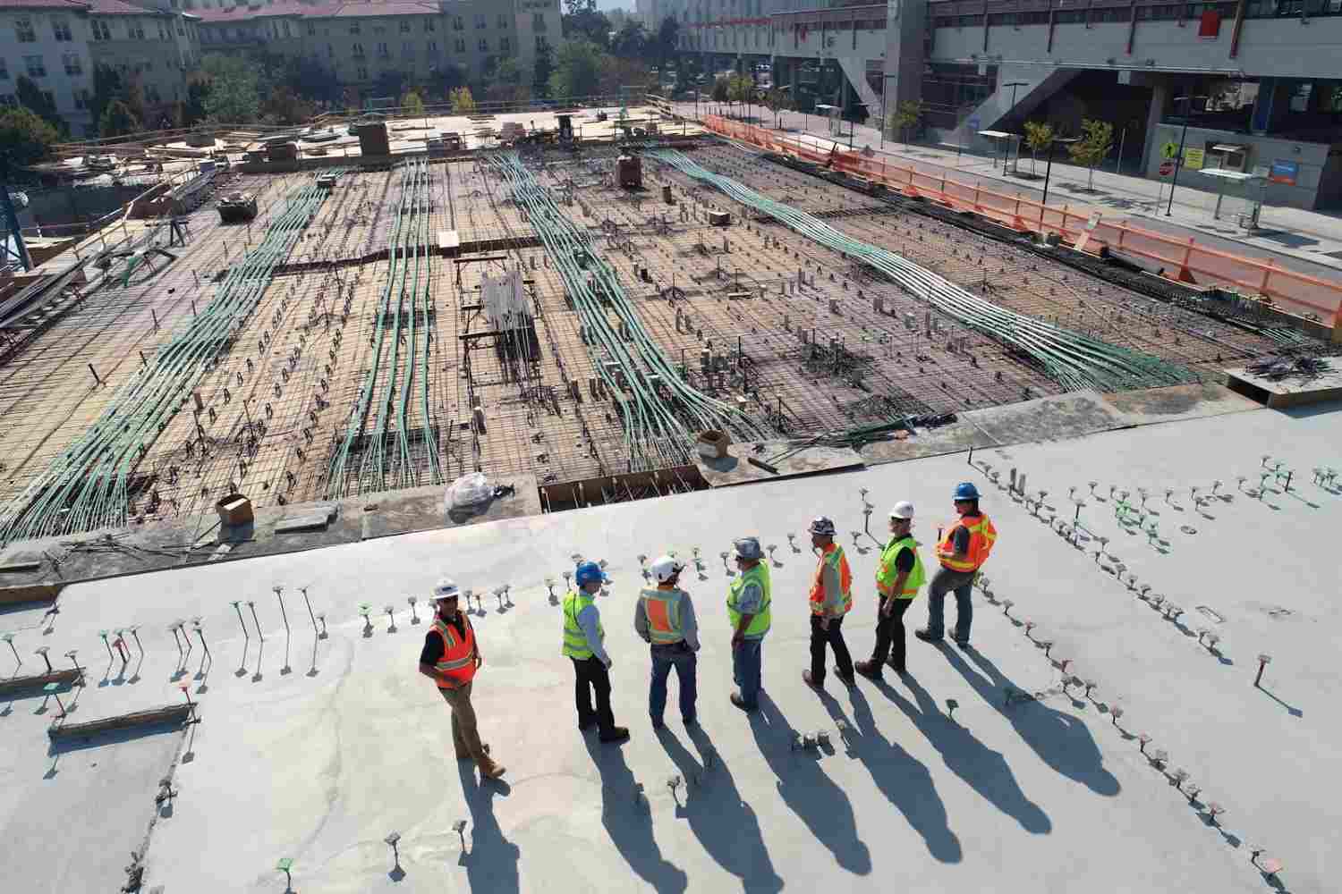 SDN Construction site at dusk